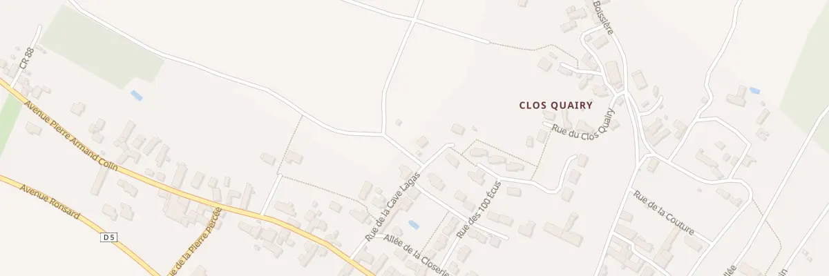 Plan du 7 Rue de la Cave Lagas à Villiers-sur-Loir
