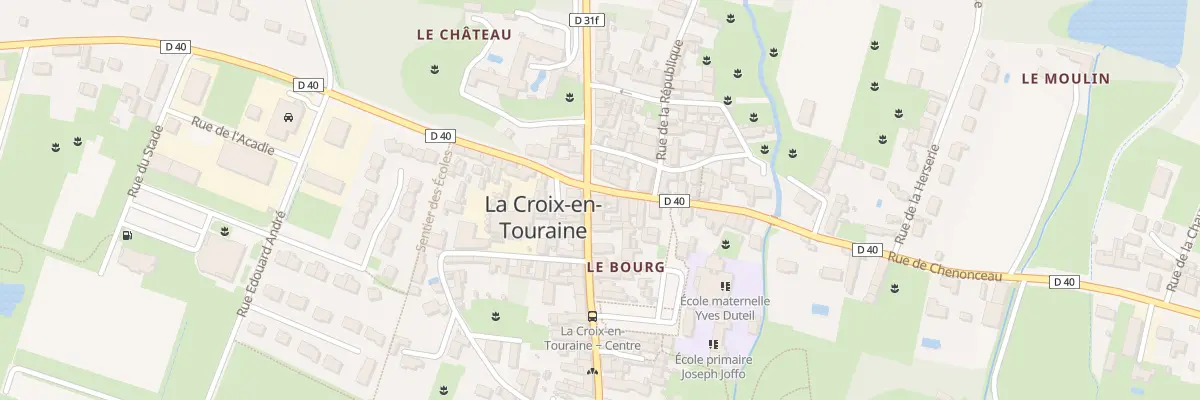 Plan du 2 Rue de Chenonceaux à La Croix-en-Touraine