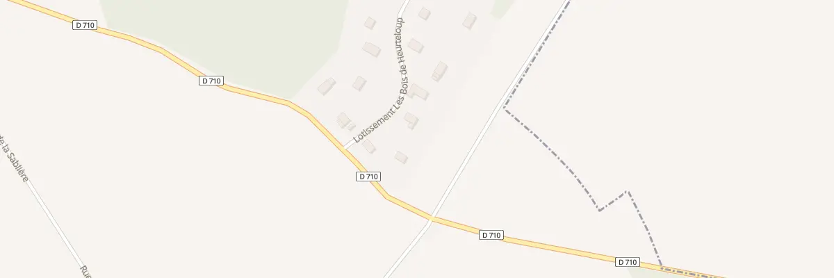 Plan du 18 Lot Les Bois de Heurteloup au Val-Doré