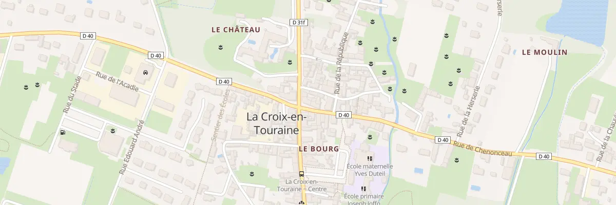 Plan du 1 Rue de Chenonceaux à La Croix-en-Touraine