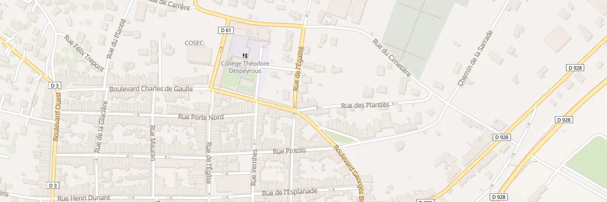 Plan du 4 Rue de l’Egalité à Beaumont-de-Lomagne