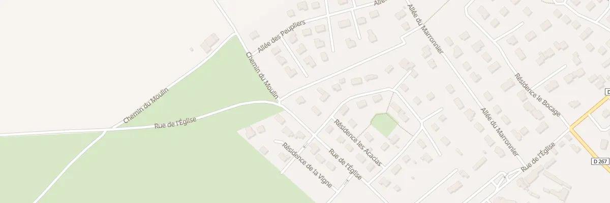 Plan du 5 Res les Acacias à La Vaupalière