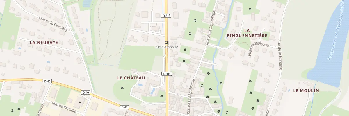 Plan du 32 Rue d’Amboise à La Croix-en-Touraine