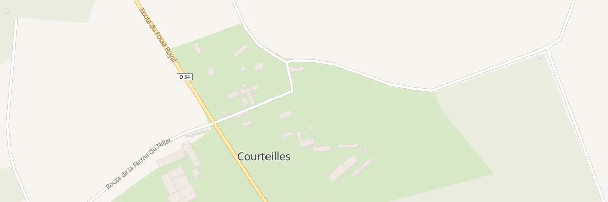 Plan du 74 La Foret à Courteilles