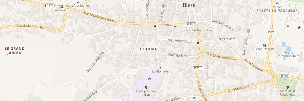 Plan du 5 Rue Madame à Bléré
