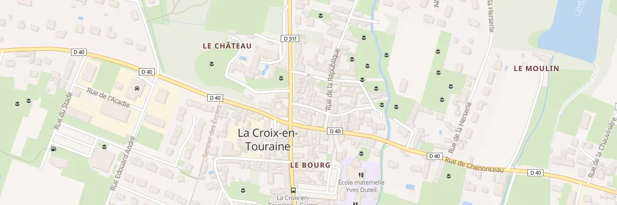 Plan du 4 Rue Descartes à La Croix-en-Touraine