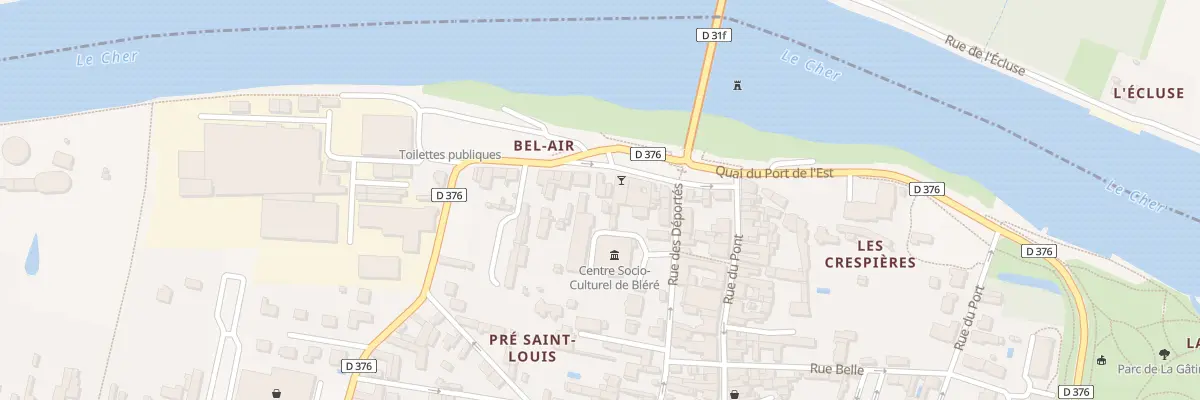 Plan du 18 Quai Bellevue à Bléré