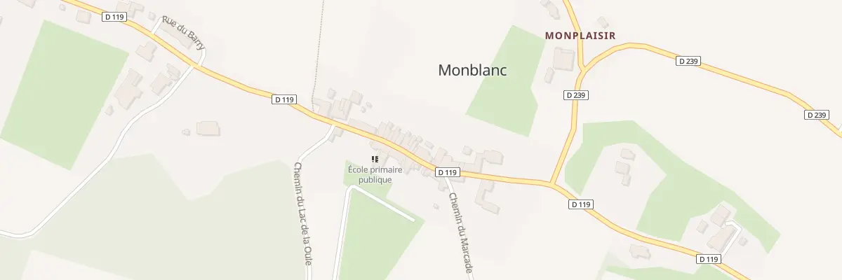 Plan du 21 Rue Principale à Monblanc