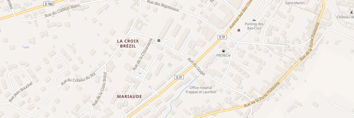 Plan du 19 Rue du Godet à Loches