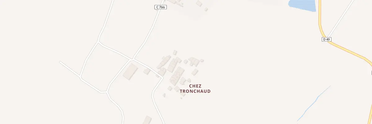 Plan du 16 Chez Tronchaud à La Croix-sur-Gartempe