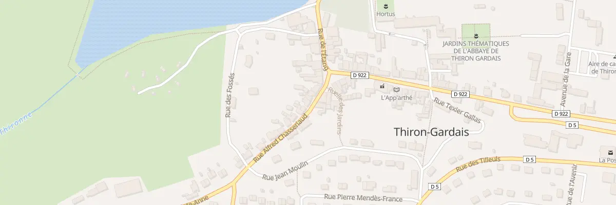 Plan du 6 Rue Alfred Chasseriaud à Thiron-Gardais