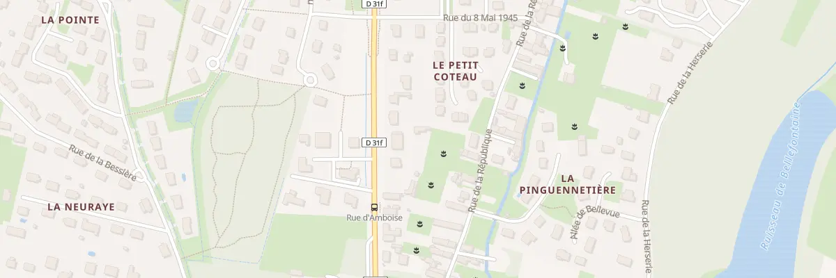 Plan du 42B Rue d’Amboise à La Croix-en-Touraine