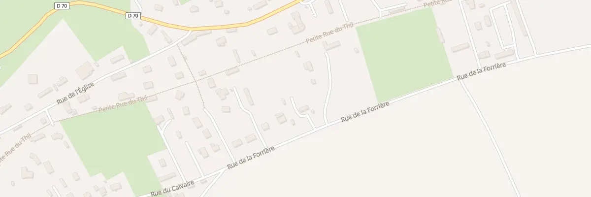 Plan du 18 Rue de la Forriere à Thil-Manneville