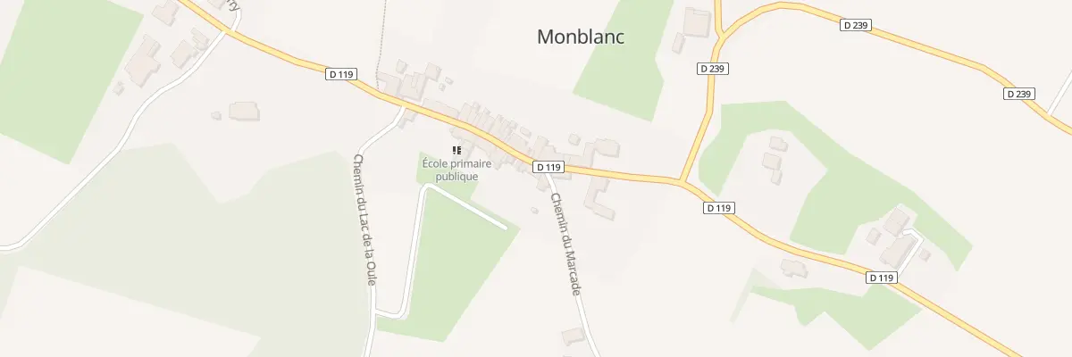 Plan du 20 Rue Principale à Monblanc