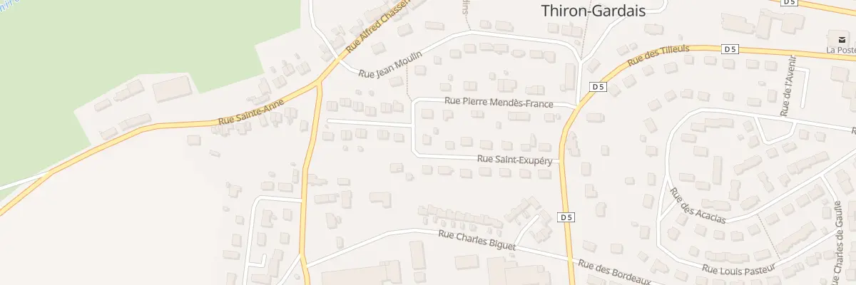 Plan du 14 Rue Saint Exupéry à Thiron-Gardais