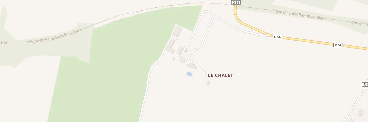 Plan du 5376 Le Chalet à Concremiers