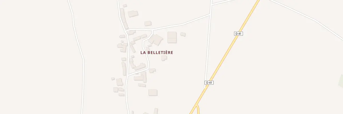 Plan du 4 La Belletiere à Charnizay