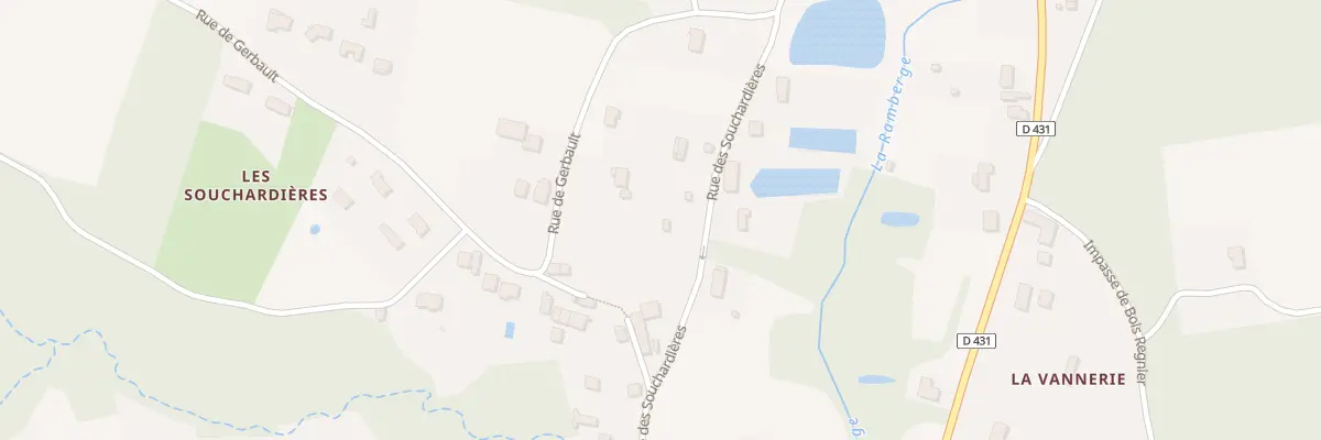 Plan du 137 Les Souchardieres à Saint-Ouen-les-Vignes