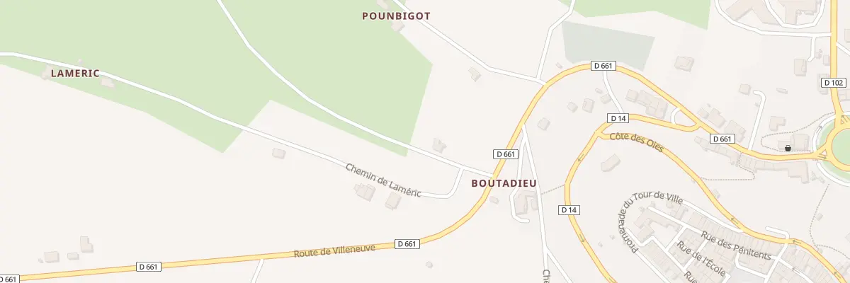 Plan du 80 Rte de Bourlens à Tournon-d’Agenais