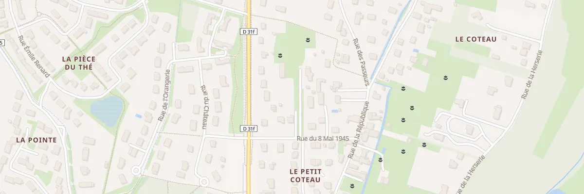Plan du 6 Rue du 8 Mai 1945 à La Croix-en-Touraine