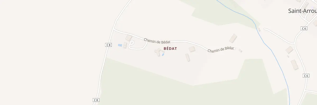 Plan du 5077 Bedat à Saint-Arroumex