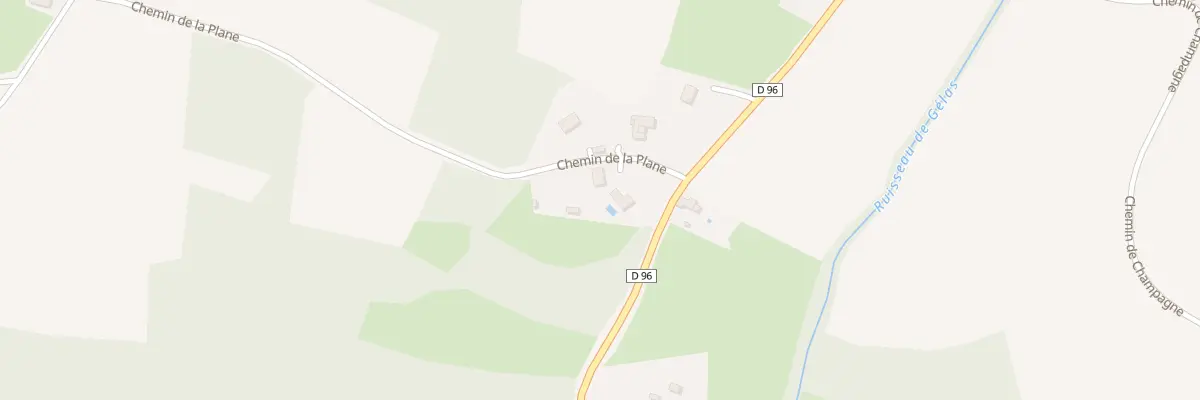 Plan du 5001F Broquere à Casties-Labrande