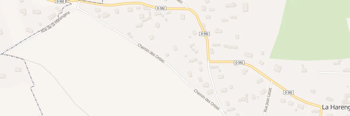Plan du 2 Che des Orties à La Harengère