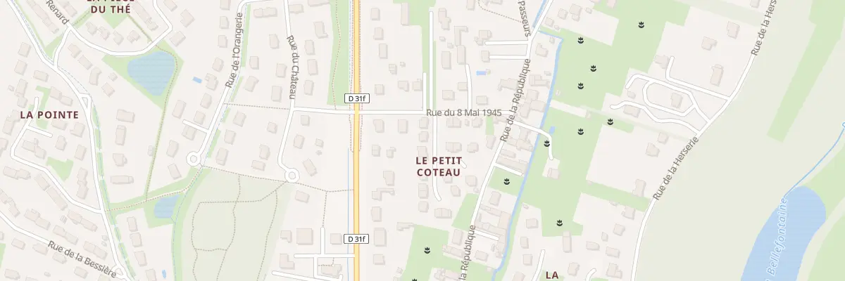 Plan du 2 Rue du Petit Coteau à La Croix-en-Touraine