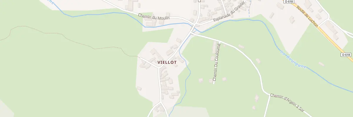 Plan du 1 Che du Bielot à Argein