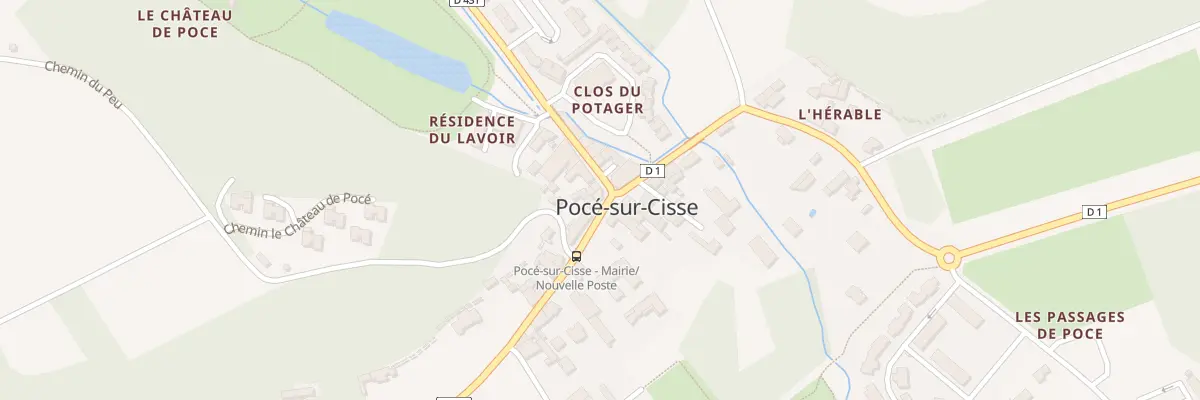 Plan du 16 Pl de la Mairie à Pocé-sur-Cisse