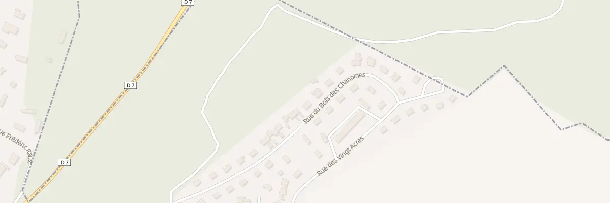 Plan du 27 Rue du Bois des Chanoines à La Saussaye