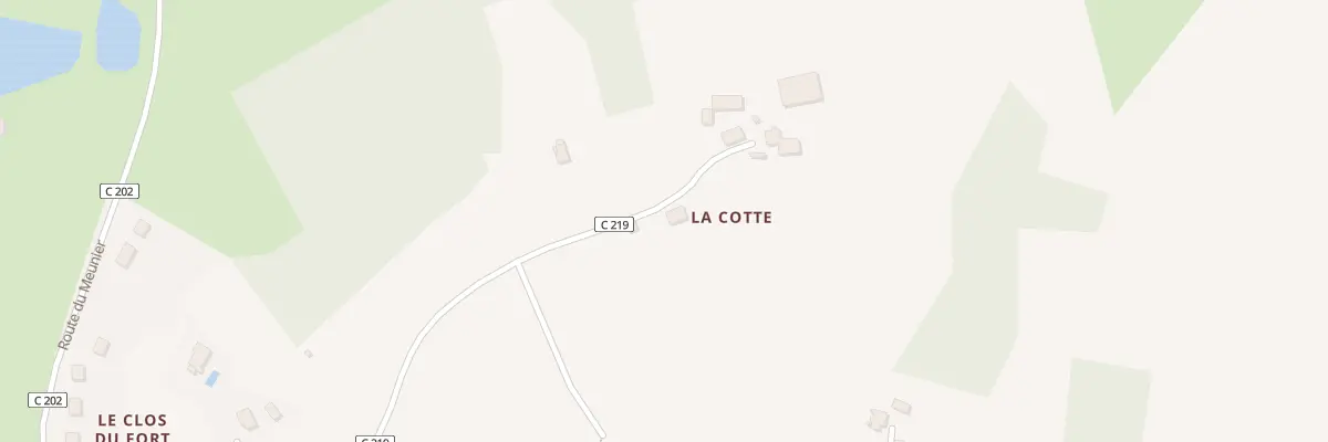 Plan du 96 La Cotte à Nanthiat