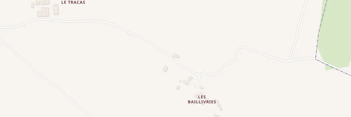 Plan du 2 Les Baillivries à Choue
