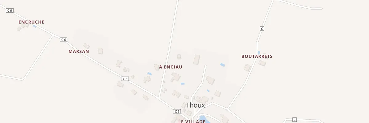 Plan du 5094 A Enciau à Thoux