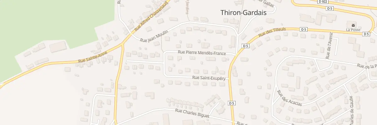Plan du 121 Rue Pierre Mendes France à Thiron-Gardais