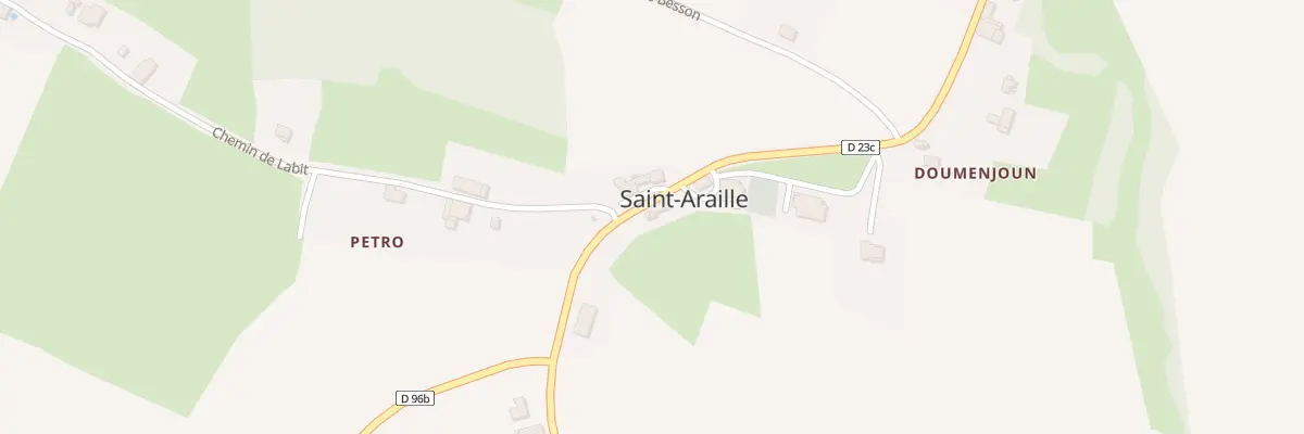 Plan du 27 Doumenjoun à Saint-Araille