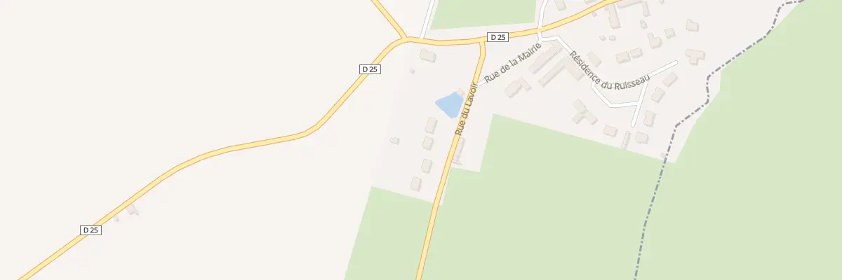 Plan du 4 Rue du Lavoir à Vaupillon