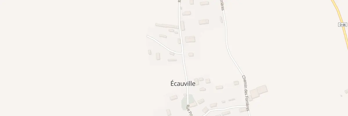 Plan du 13 Rue Principale à Écauville
