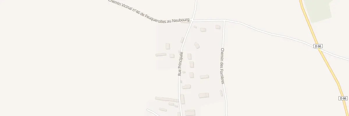 Plan du 48 Rue Principale à Écauville