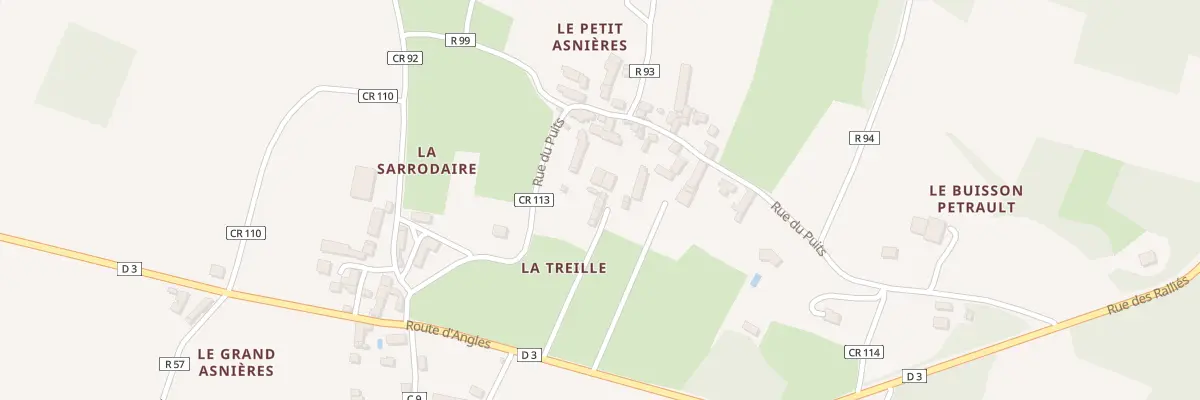 Plan du 5045 Le Petit Asnieres à Sauzelles