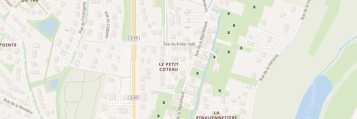 Plan du 16 Rue du Petit Coteau à La Croix-en-Touraine