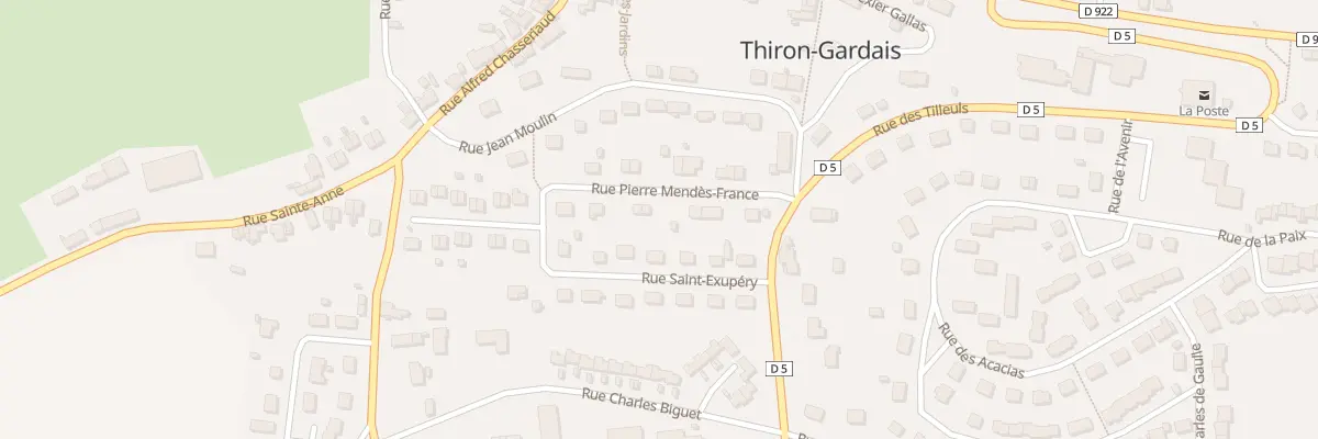 Plan du 7 Rue Pierre Mendes France à Thiron-Gardais