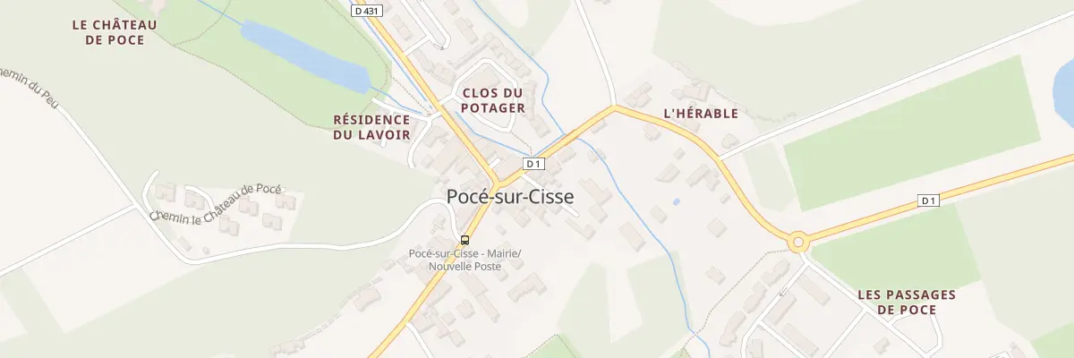 Plan du 4 Rte de Limeray à Pocé-sur-Cisse