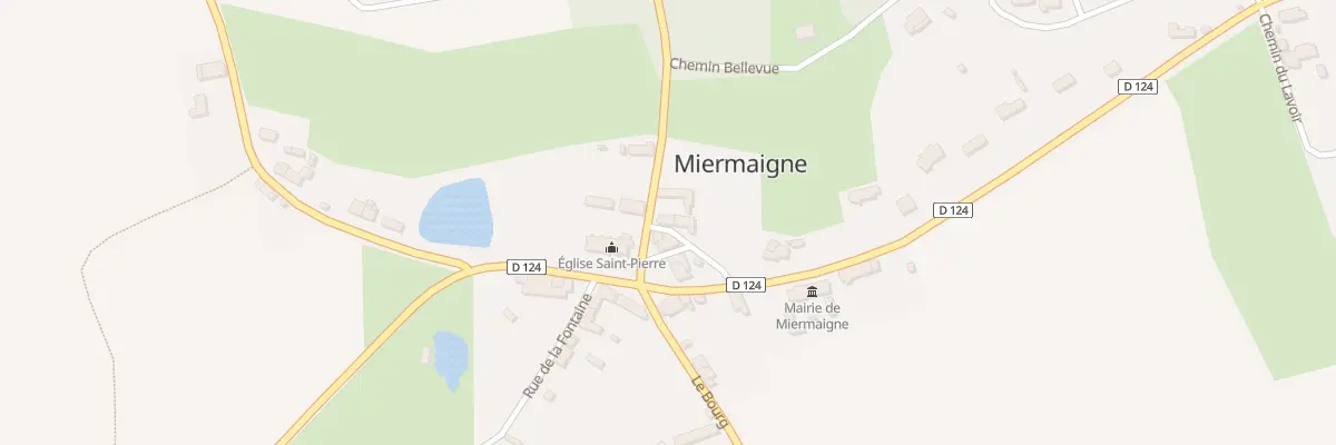 Plan du 2 Rue de la Mare à Miermaigne