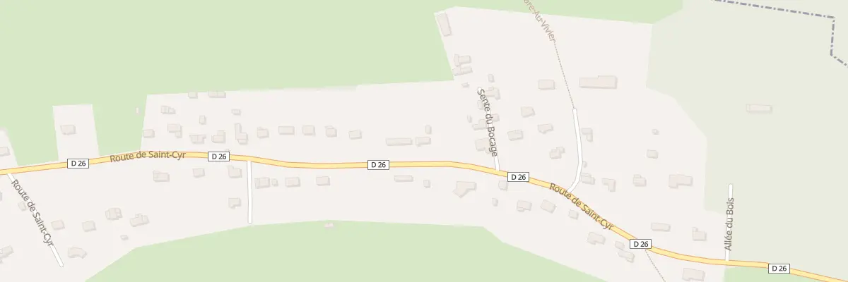 Plan du 65 Rte de Saint Cyr à La Saussaye