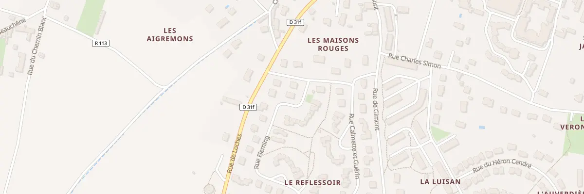 Plan du 3 Rue Fleming à Bléré