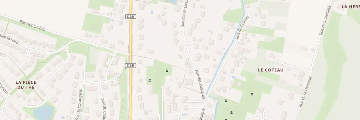 Plan du 6 Rue des Passeurs à La Croix-en-Touraine