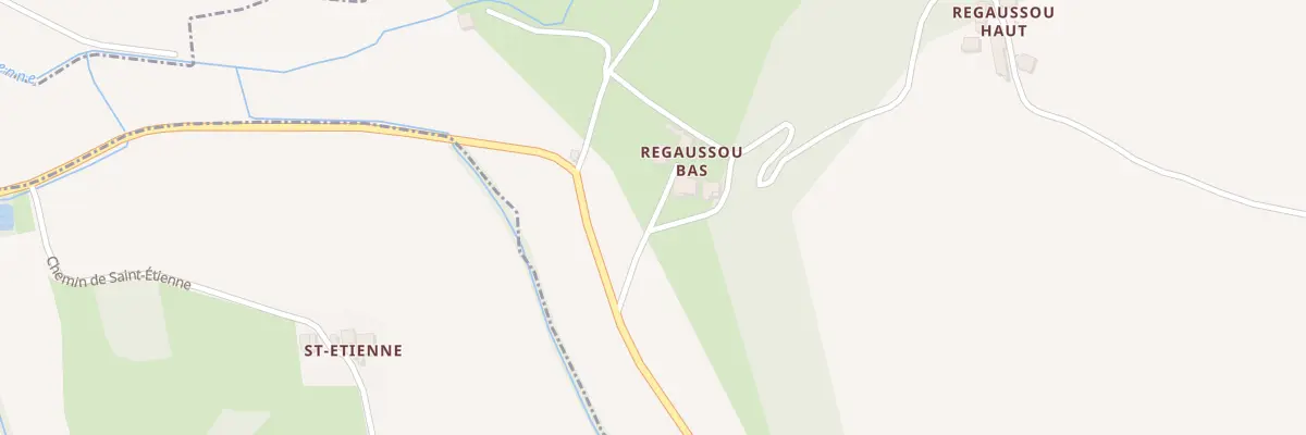 Plan du 5001 Regaussou Bas à Touffailles