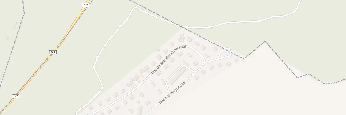 Plan du 34 Rue du Bois des Chanoines à La Saussaye