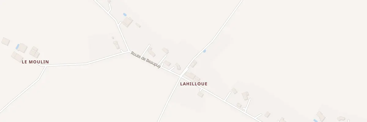 Plan du 1099 Rte de Beaupuy à Roquelaure-Saint-Aubin
